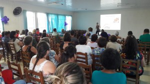 Fiquei encantada com o número de pessoas que 01