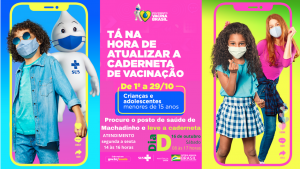 Flayer Campanha Nacional de Atualização Vacinação