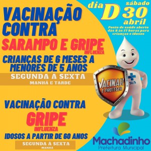 feed Vacinação contra Sarampo e Gripe