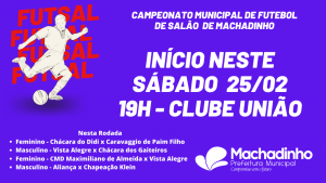 FEED inicio do campeonato de futsal