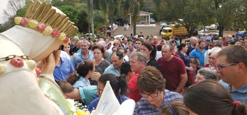 Comunidade da Linha Raia do Pessegueiro realizou a 39ª Romaria da Salette no último final de semana