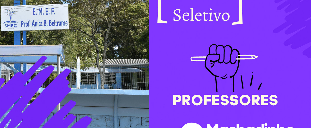Flayer Processo Seletivo Professores