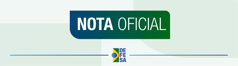 nota oficial ministério da defesa