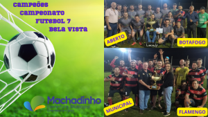 Campeões Campeonato Futebol 7 Bela Vista