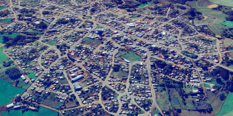 Cidade de Machadinho RS- satélite  earth google