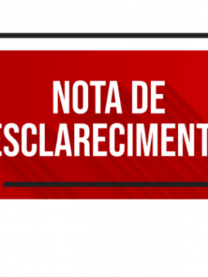 Nota de esclarecimento