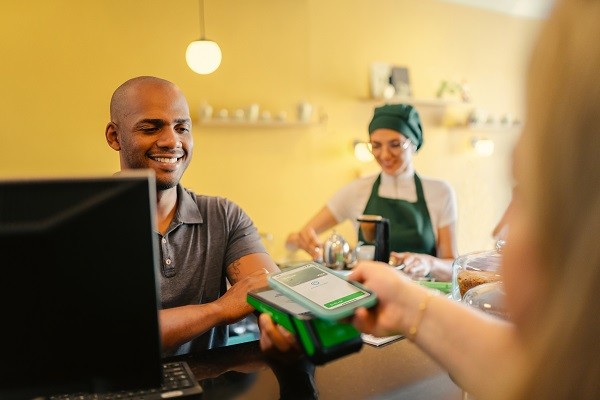 Payment counter in the cafeteria